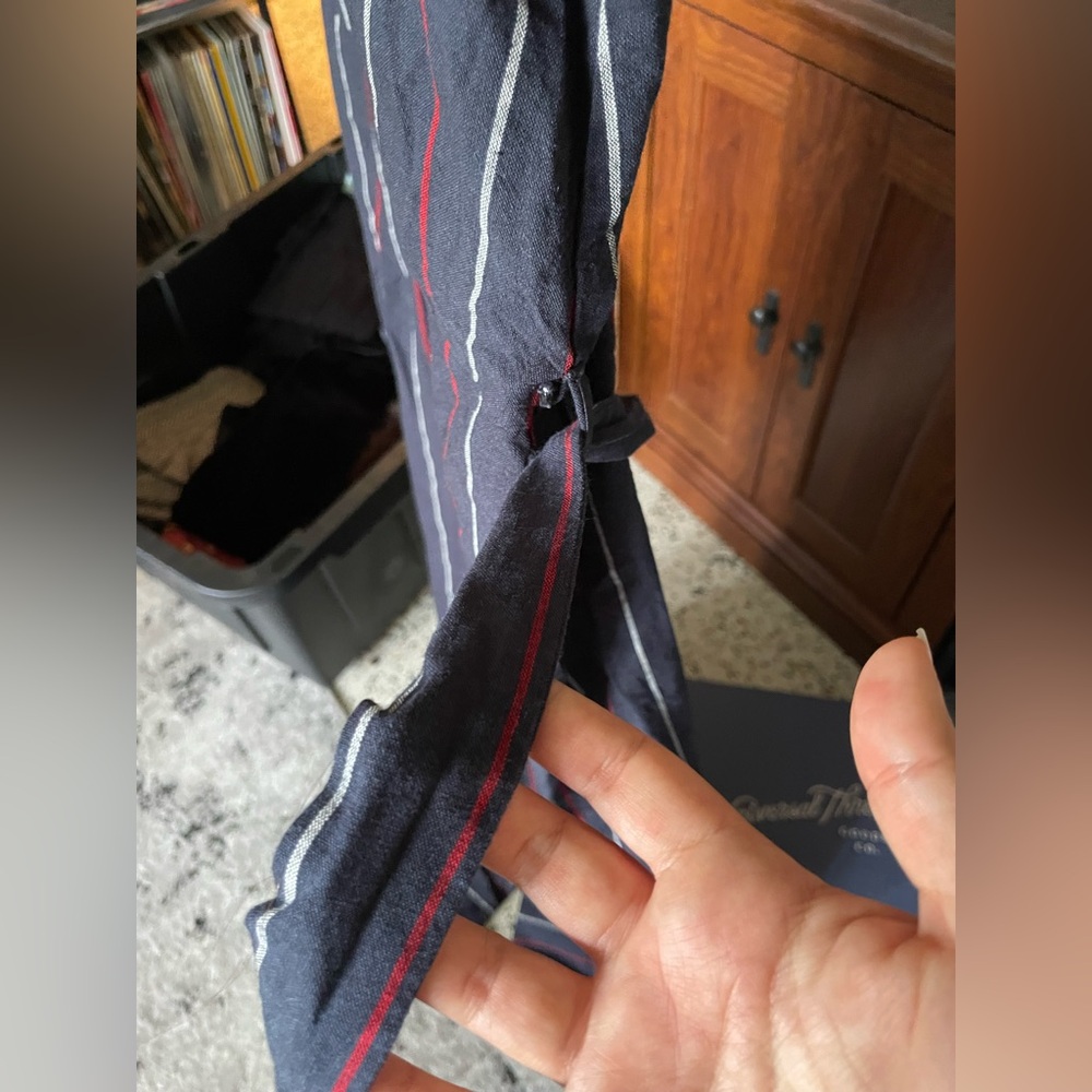 Universal Thread From Target Navy Blue Striped Ju… - image 5